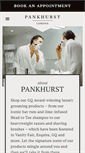Mobile Screenshot of pankhurstlondon.com